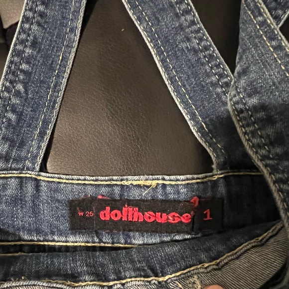 Denim jean overalls - Picture 3 of 4